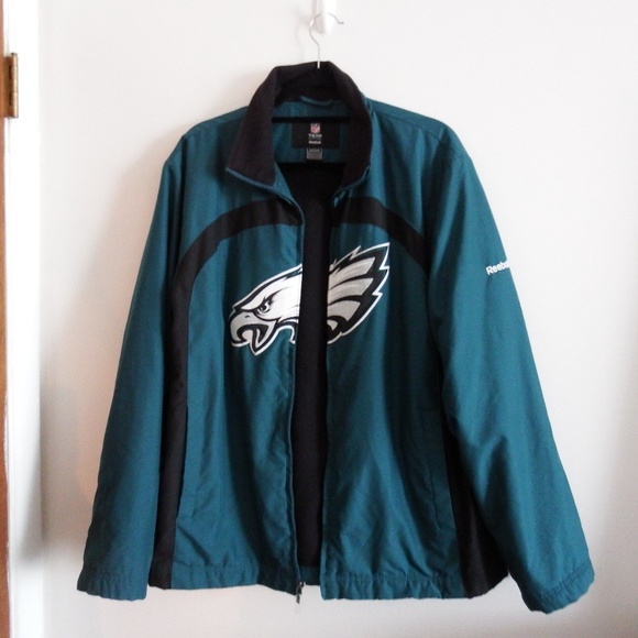 Phila Eagles Reebok NFL Team Apparel Jacket Mens S - Picture 1 of 6